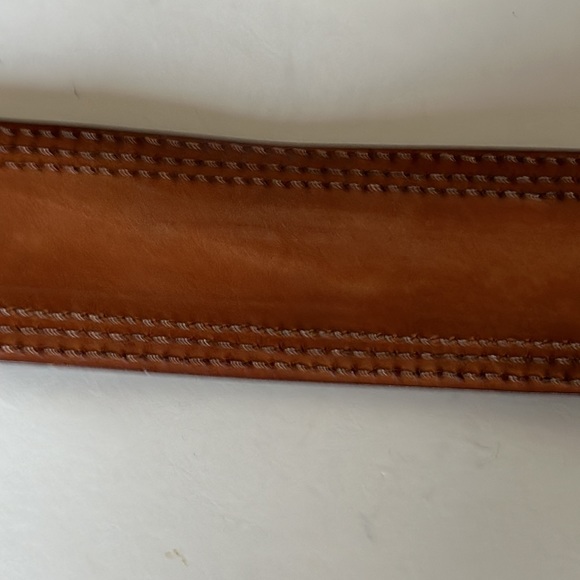 Western Hand Made Vintage Belt Aztec Pattern Men’s Size 46 - Picture 9 of 10